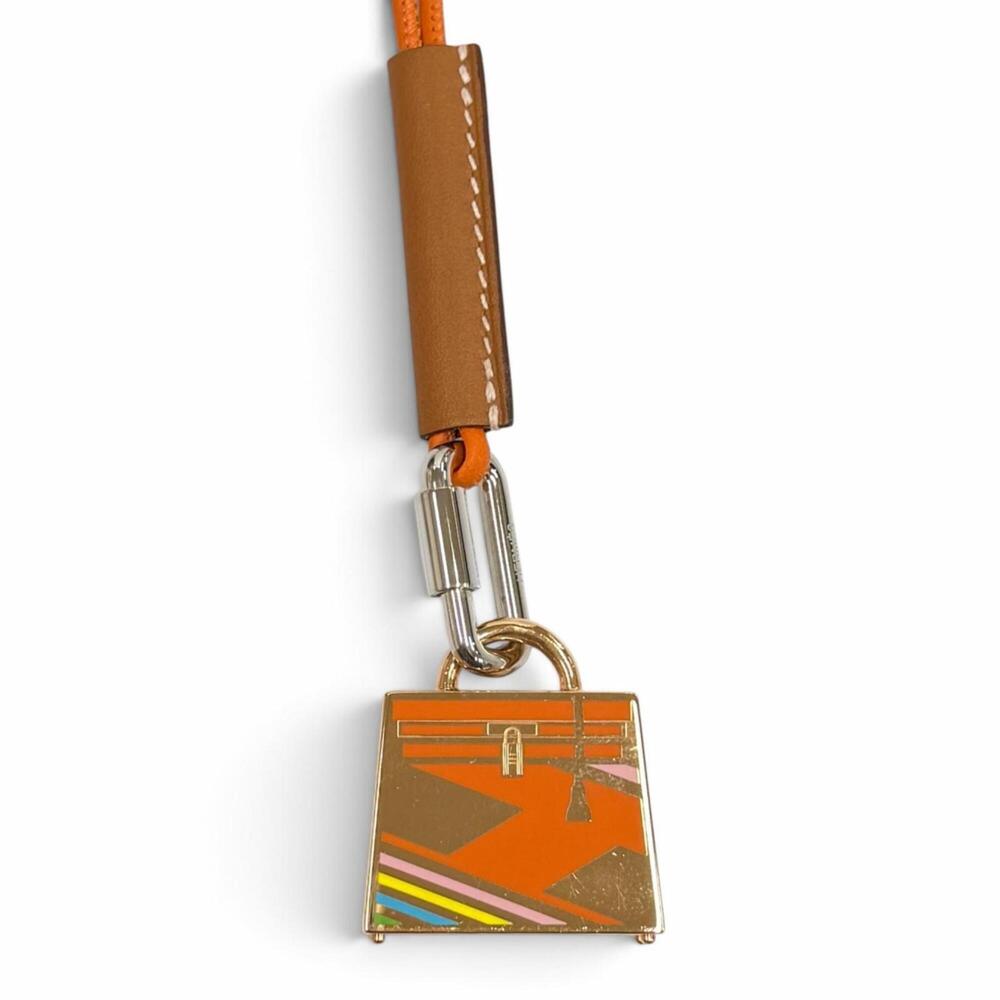 HERMES Orange Necklace